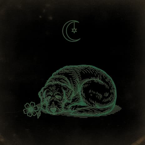 An engraved almanac emblem for dreaming of A Dead Dog
