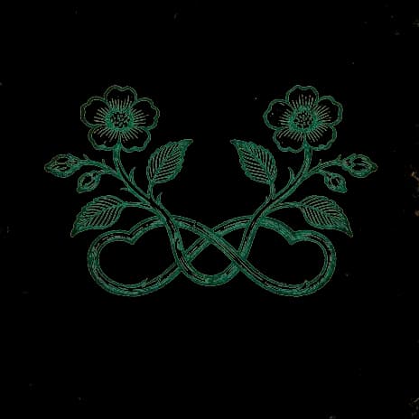 An engraved almanac emblem for the angel number 323