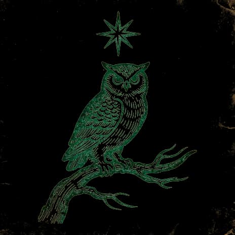 An engraved almanac emblem for the angel number 757