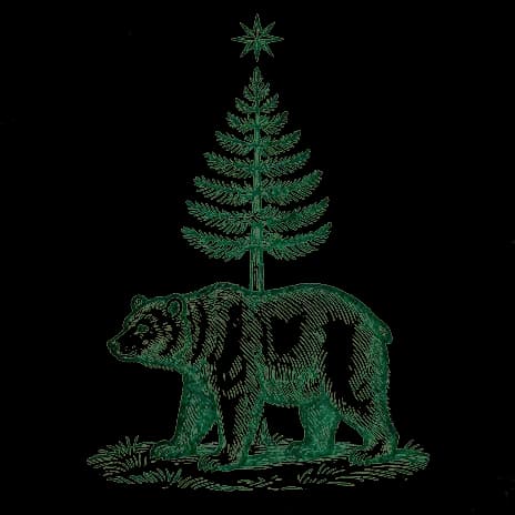 An engraved almanac emblem for dreaming of Bear