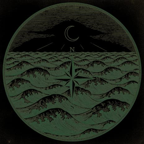 An engraved almanac emblem for dreaming of The Ocean