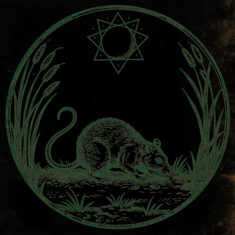 An engraved almanac emblem for dreaming of Rats