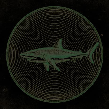 An engraved almanac emblem for dreaming of Sharks