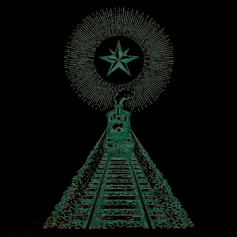 An engraved almanac emblem for dreaming of Train