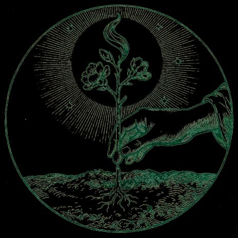 An engraved almanac emblem for the angel number 1133