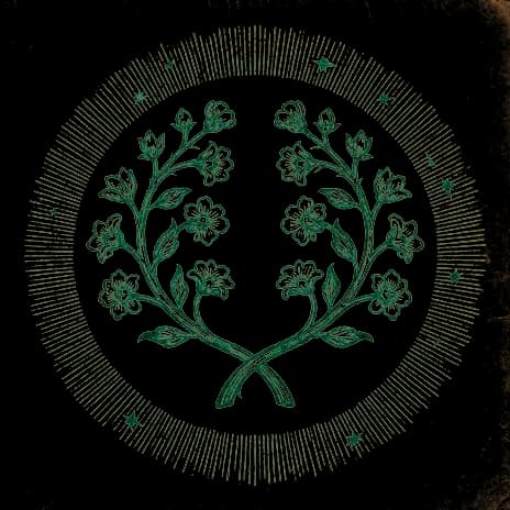 An engraved almanac emblem for the angel number 232