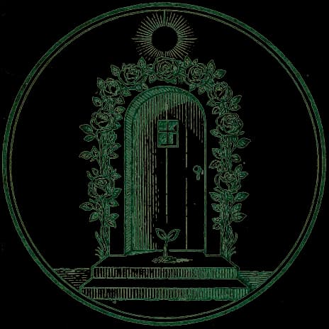 An engraved almanac emblem for the angel number 611