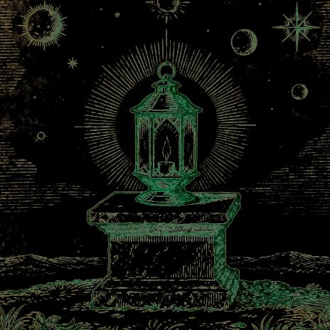 An engraved almanac emblem for the angel number 747